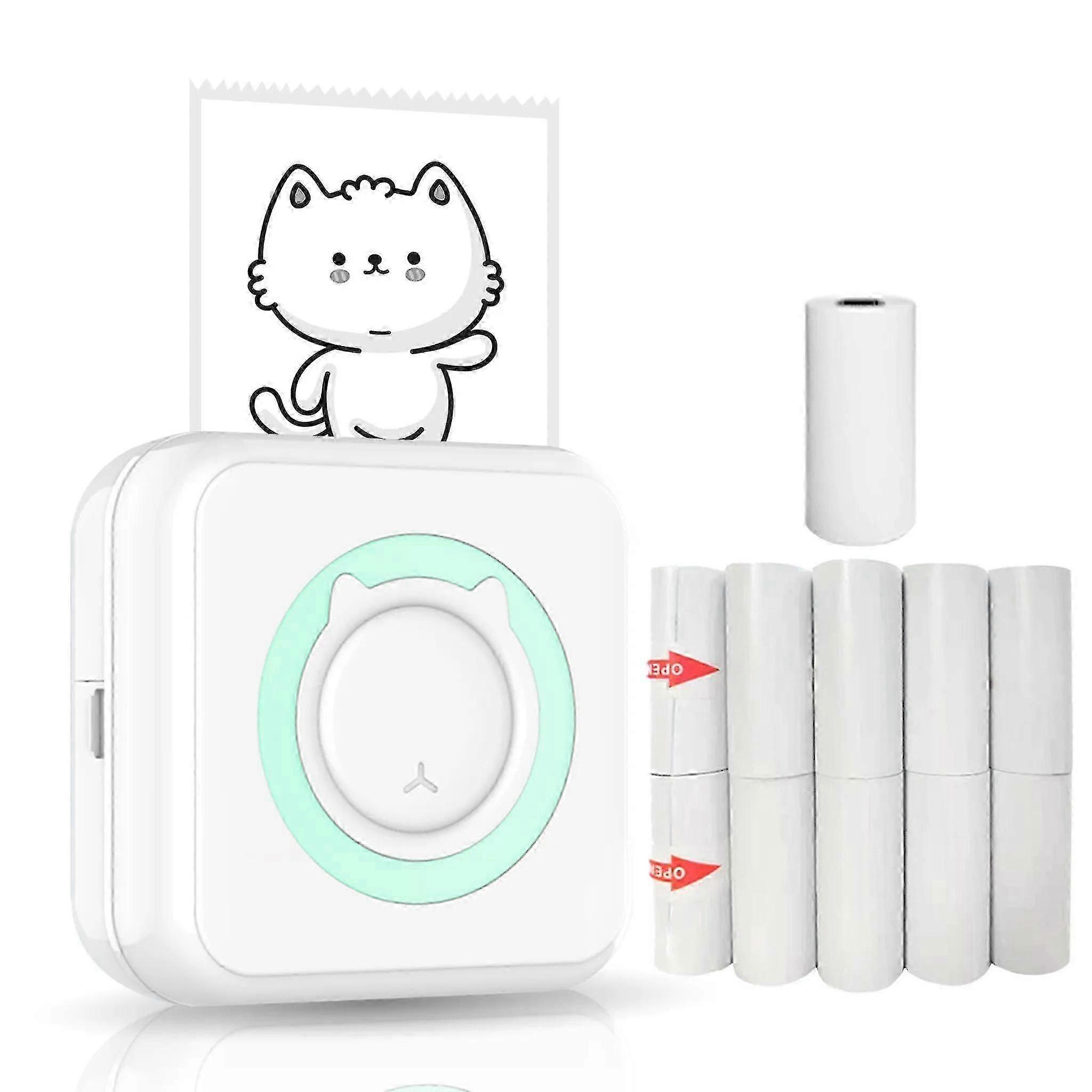 Portable Mini Multifunctional Photo Printer for Mobile Devices - Instant Thermal Printing Solution