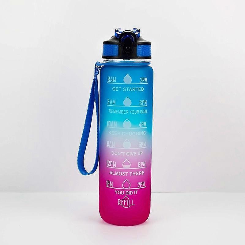 1000ml Gradient Space Cup Sports Bottle