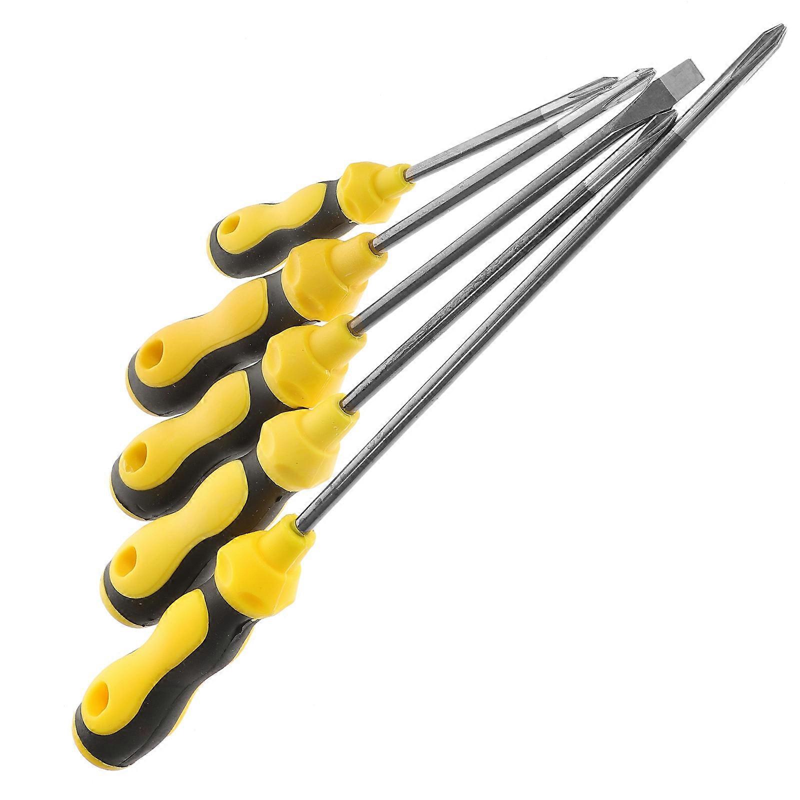 Precision Flathead and Cross Screwdriver with Ergonomic Gourd Handles – Lightweight and Durable Tool Kit for Repair and Assembly