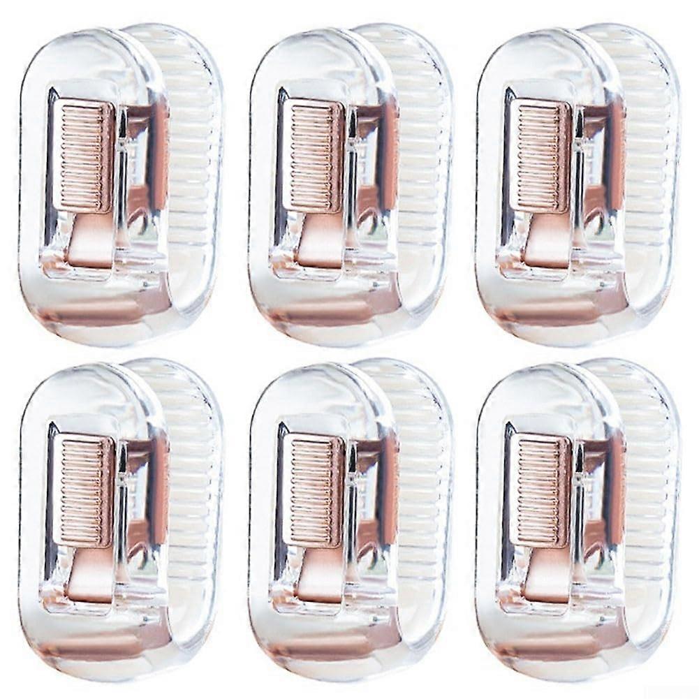 Bed sheet clips, set of 6 transparent nonslip clips for easy bedding management (transparent) clear.