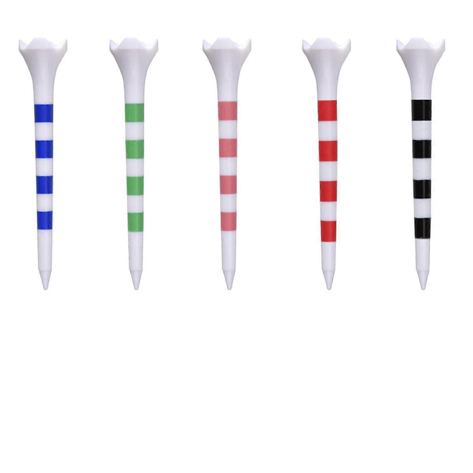 Golf Tees With Low-Resistance Design For Increased Distance And Consistent Height, Tee Locks And Holders