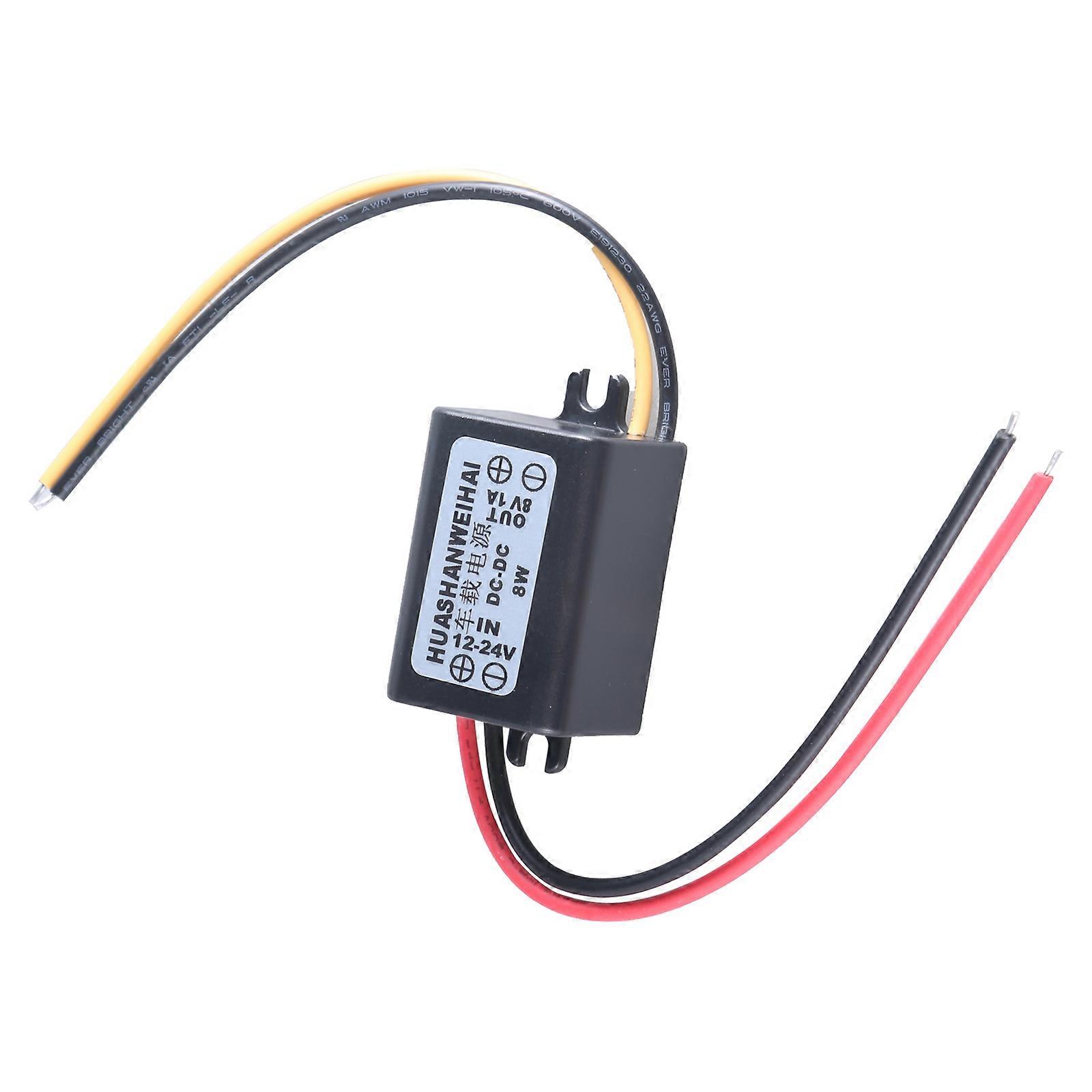 12V 24V to 1/2/7/8/10V 1A Converters Waterproof Powers Module Buckk Converters Module Voltages Regulator Multicolor