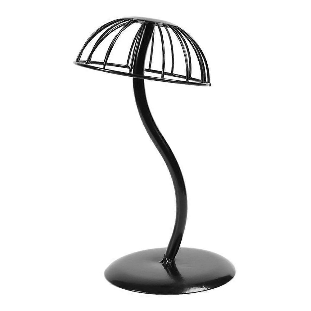 Hat Display Stand Square Base Hat Racks For Cap Hat Stores Black 1Pack