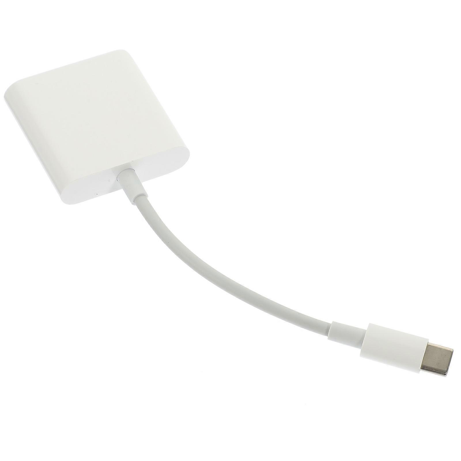 Mini Usb Card Reader Usb-C To External Memory Card Reader Card Adapter For Photographers White 14.7x3.6x0.7Cm 1Set