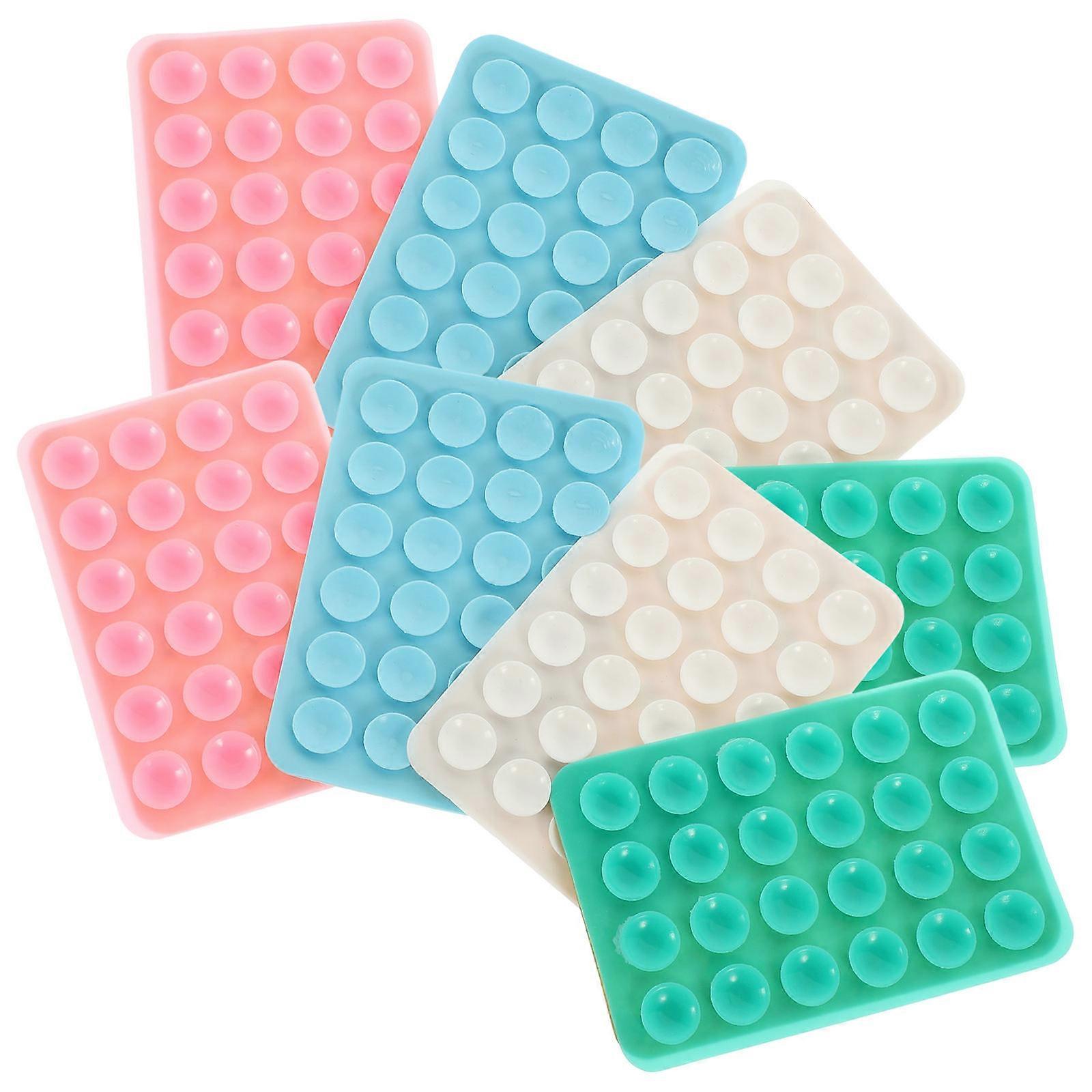 Silicone Suction Phone Holder 8Pcs Perfect For Driving Navigation In Various Settings With Single-Sided Design