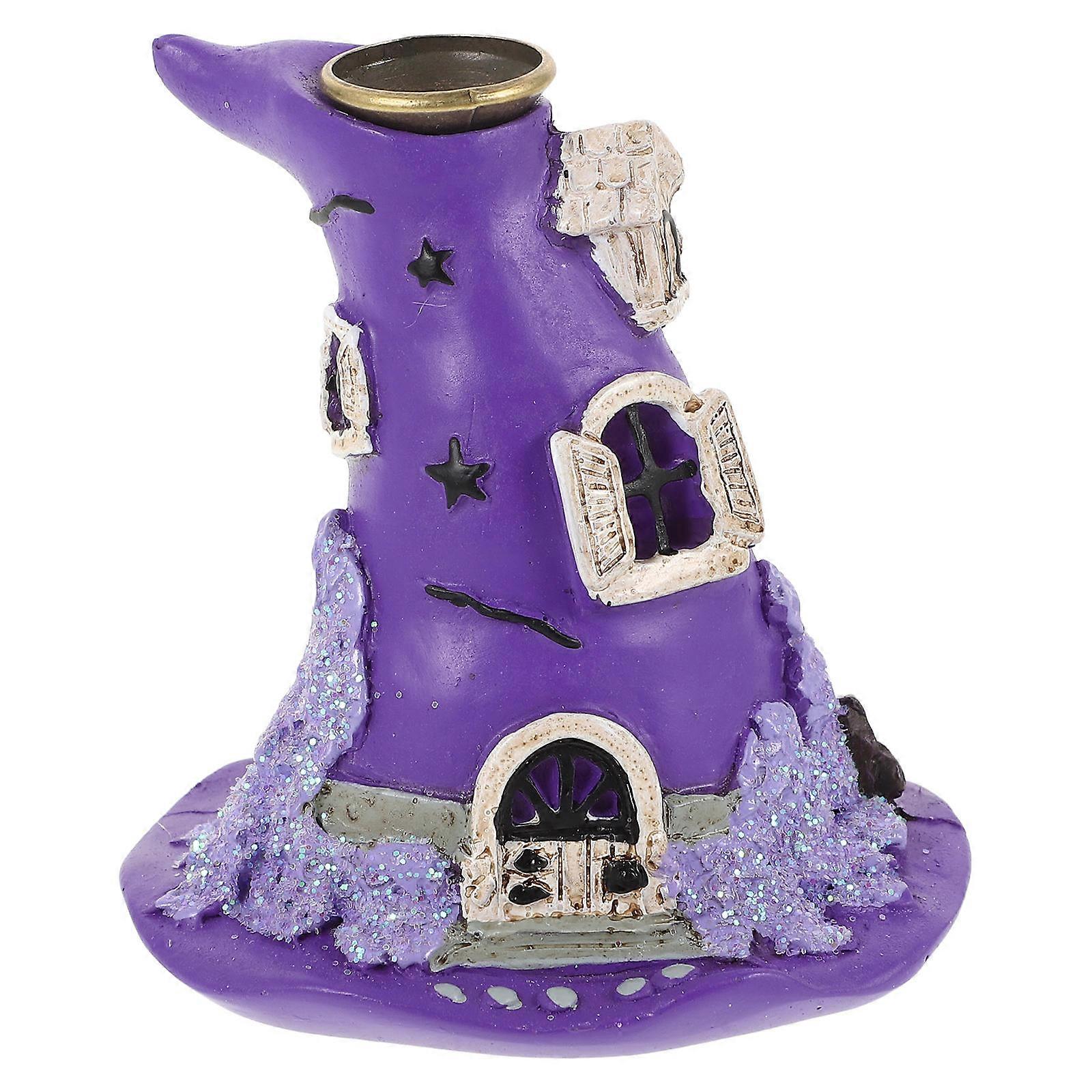 Resin Backflow Aromatherapy Burner Functional Decor Halloween Censer Study Yoga Room Hotel 7.50X7.00X6.00CM 1Set