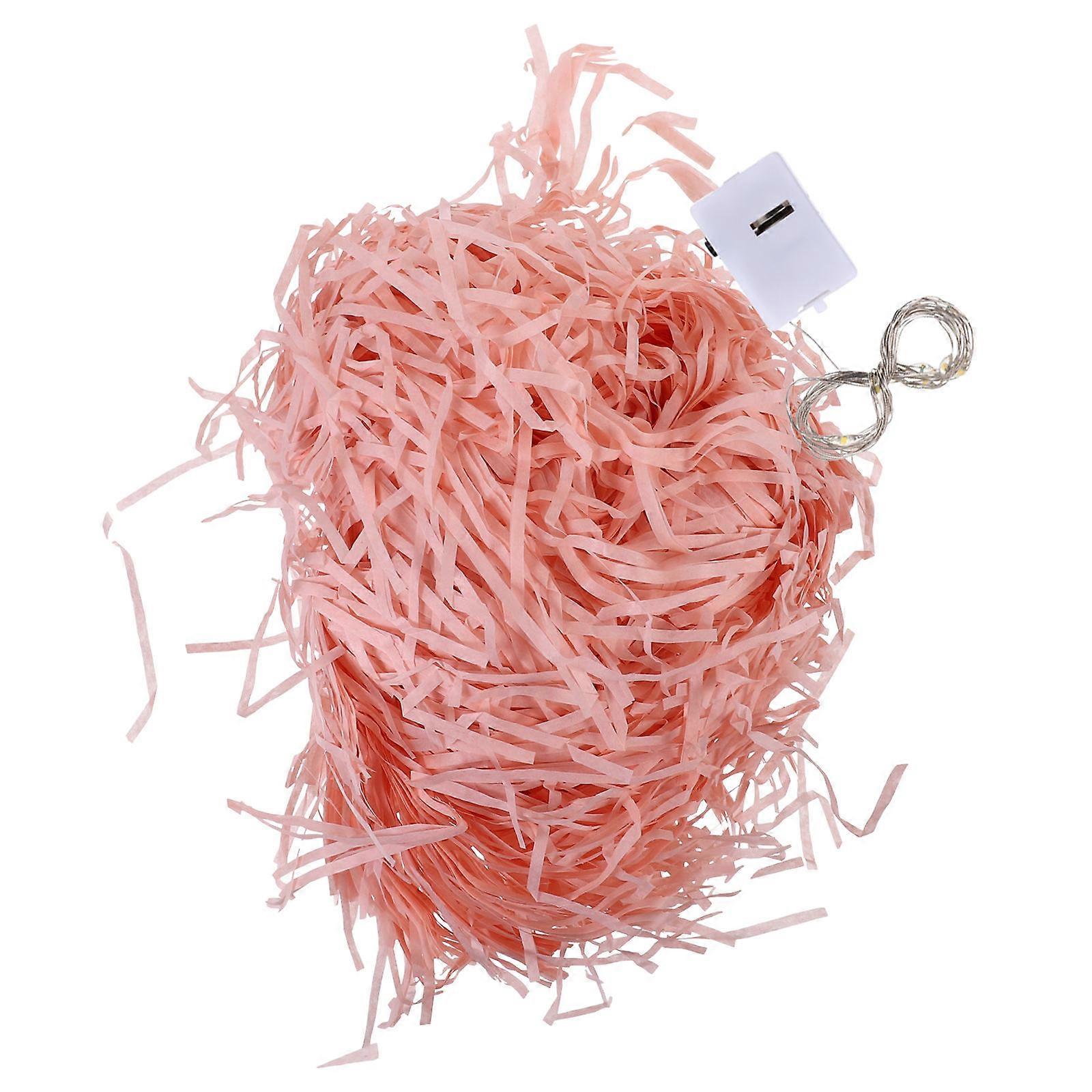 Shredded Tissue Paper Gift Box Filler Crinkle Cut Shiny Golden 1Pack