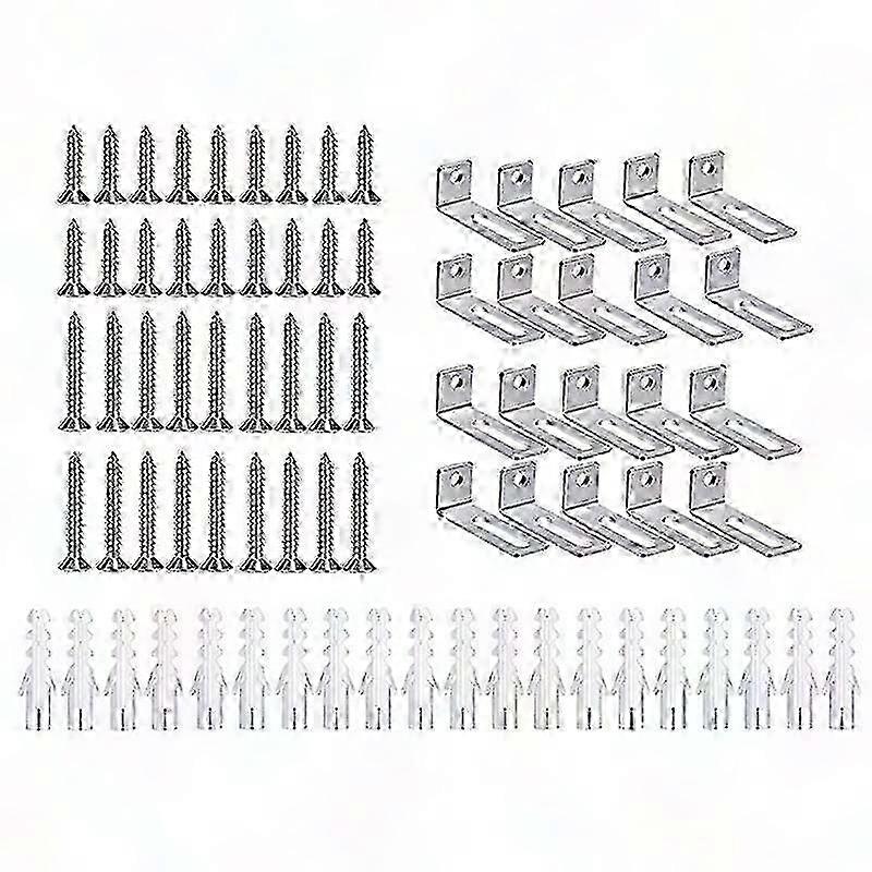 20-Piece Whiteboard Mounting Hardware Kit with Brackets