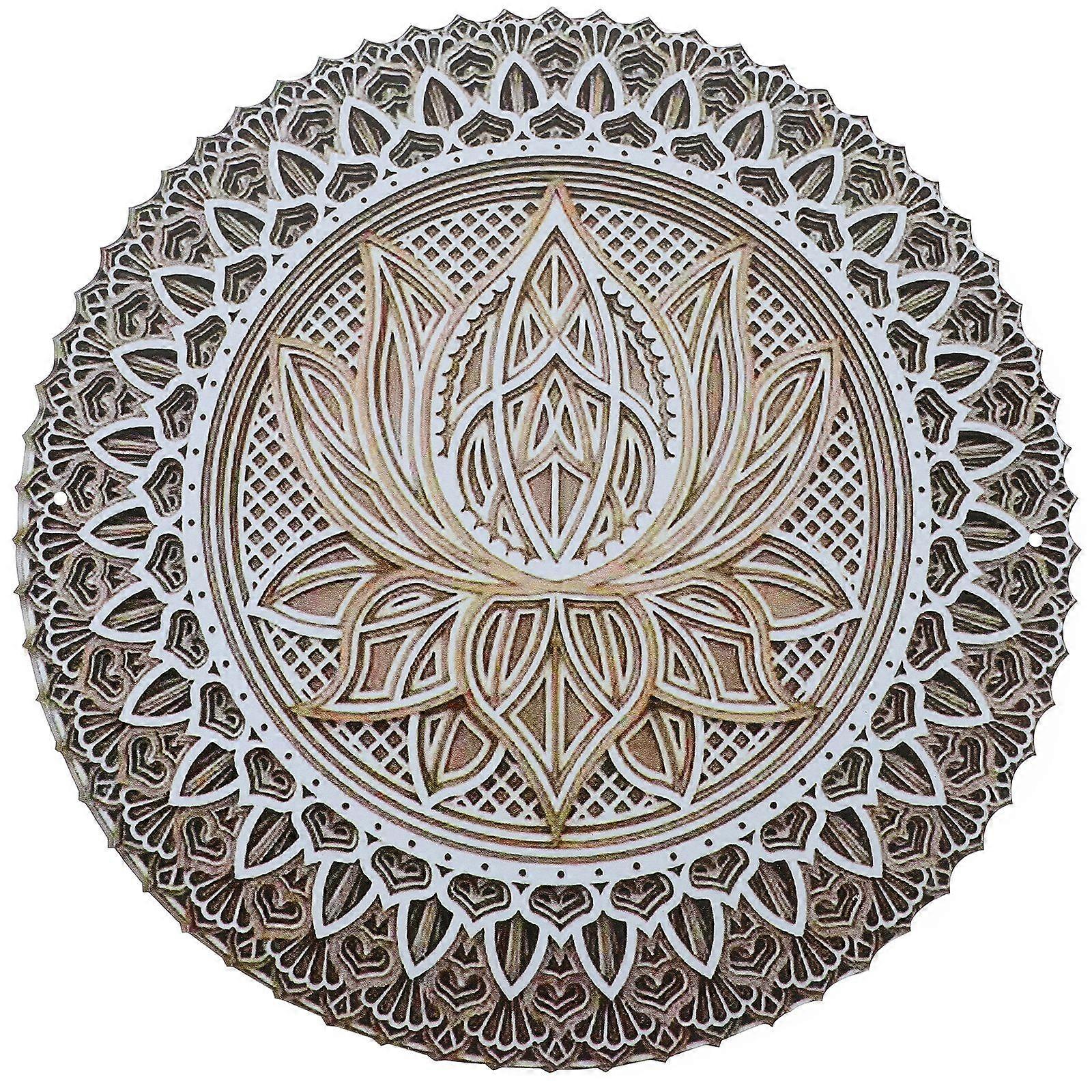 Metal Wall Decor Mandala Pattern Wall Decoration Round Hanging Decoration