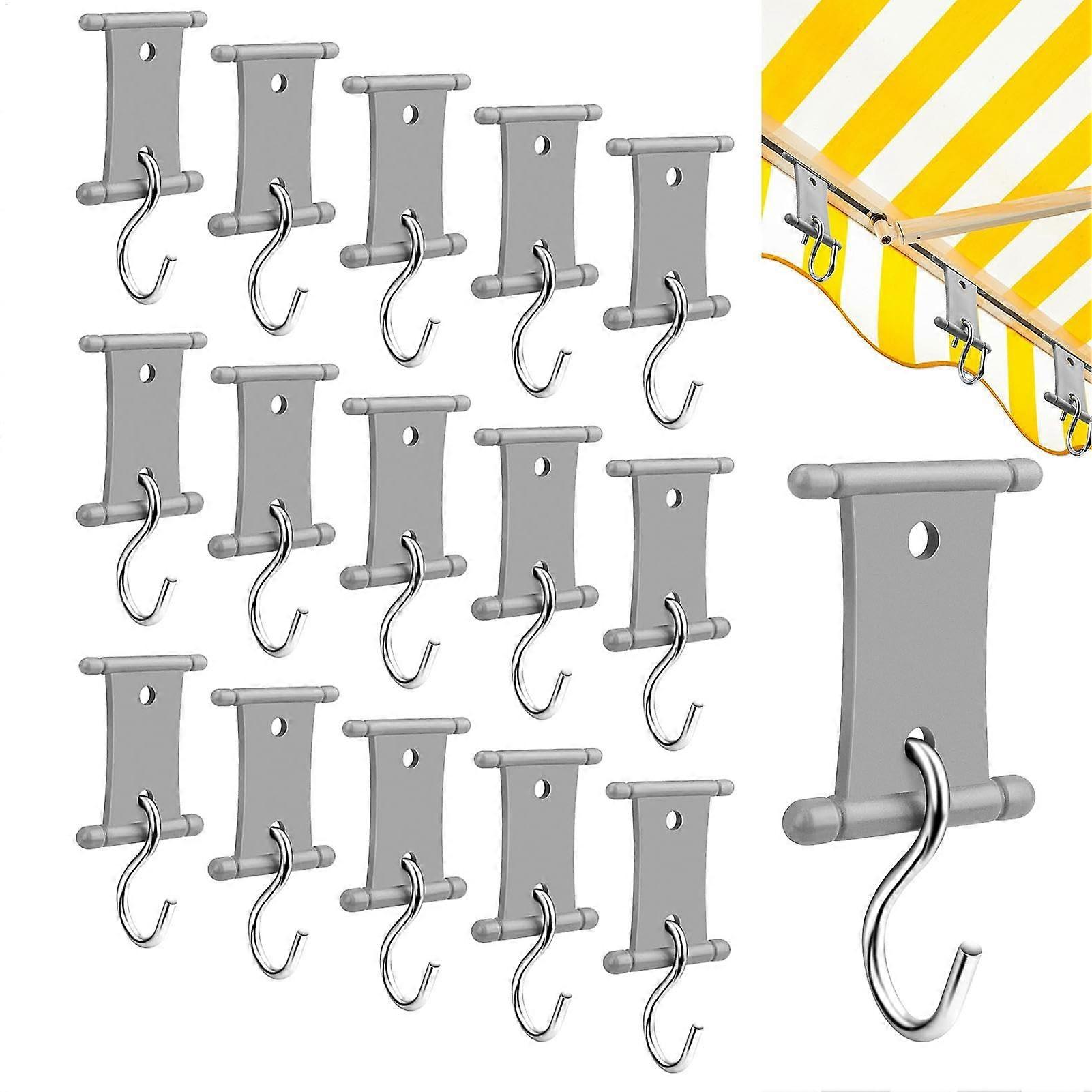 Light Clips For Awning | Double-Sided Awning Hooks, Stable Structure, Travel, Camping, Hiking, RV Adventures