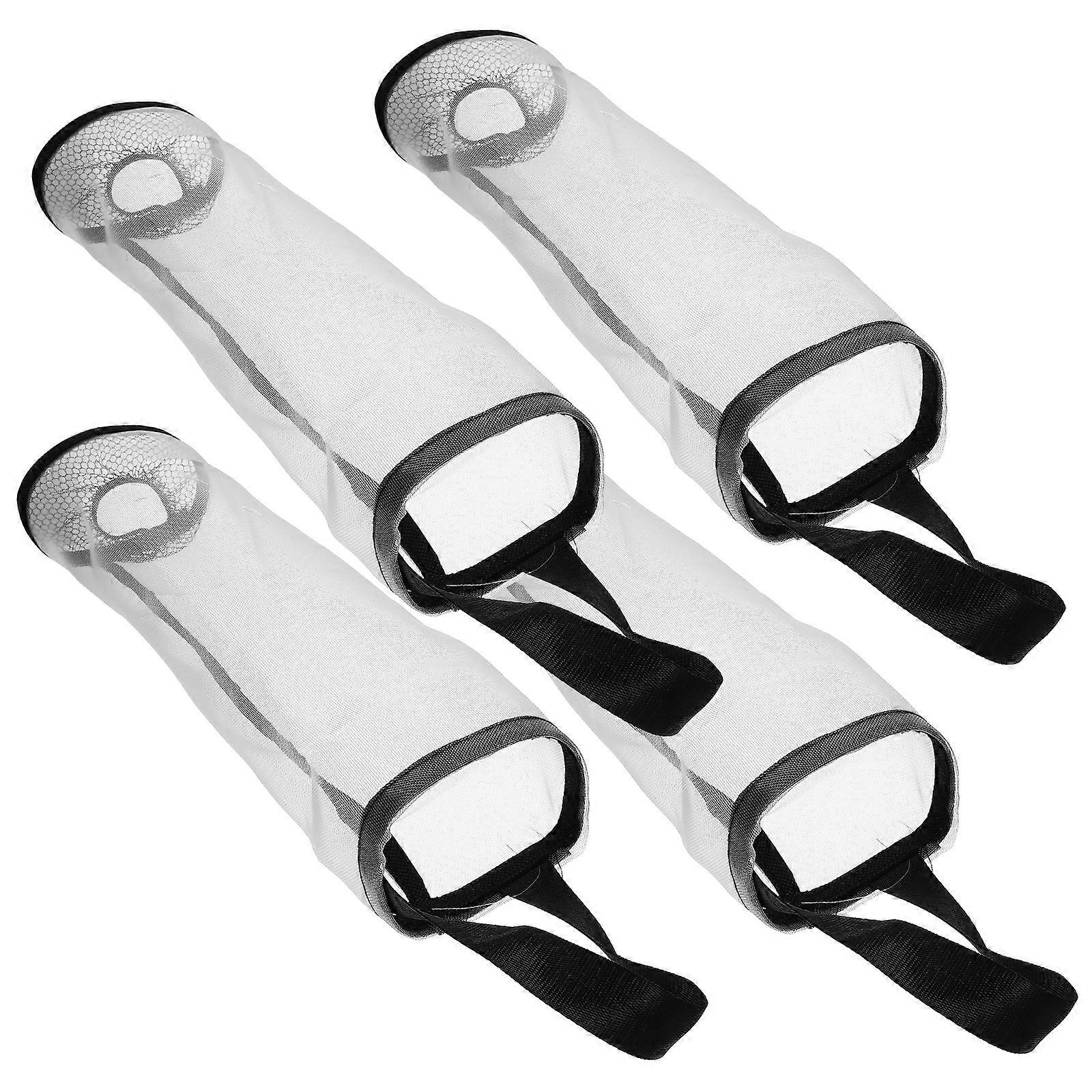 Portable Garbage Bag Holder With Rectangular Shape And Grey Color For Home Storage