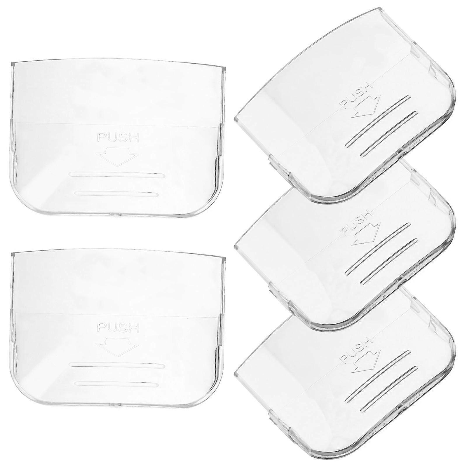 Plastic Condensation Collector Cups for Rice Cooker Simple Design Home Users 7.00X5.20X2.00cm Heat Resistance 5Pack