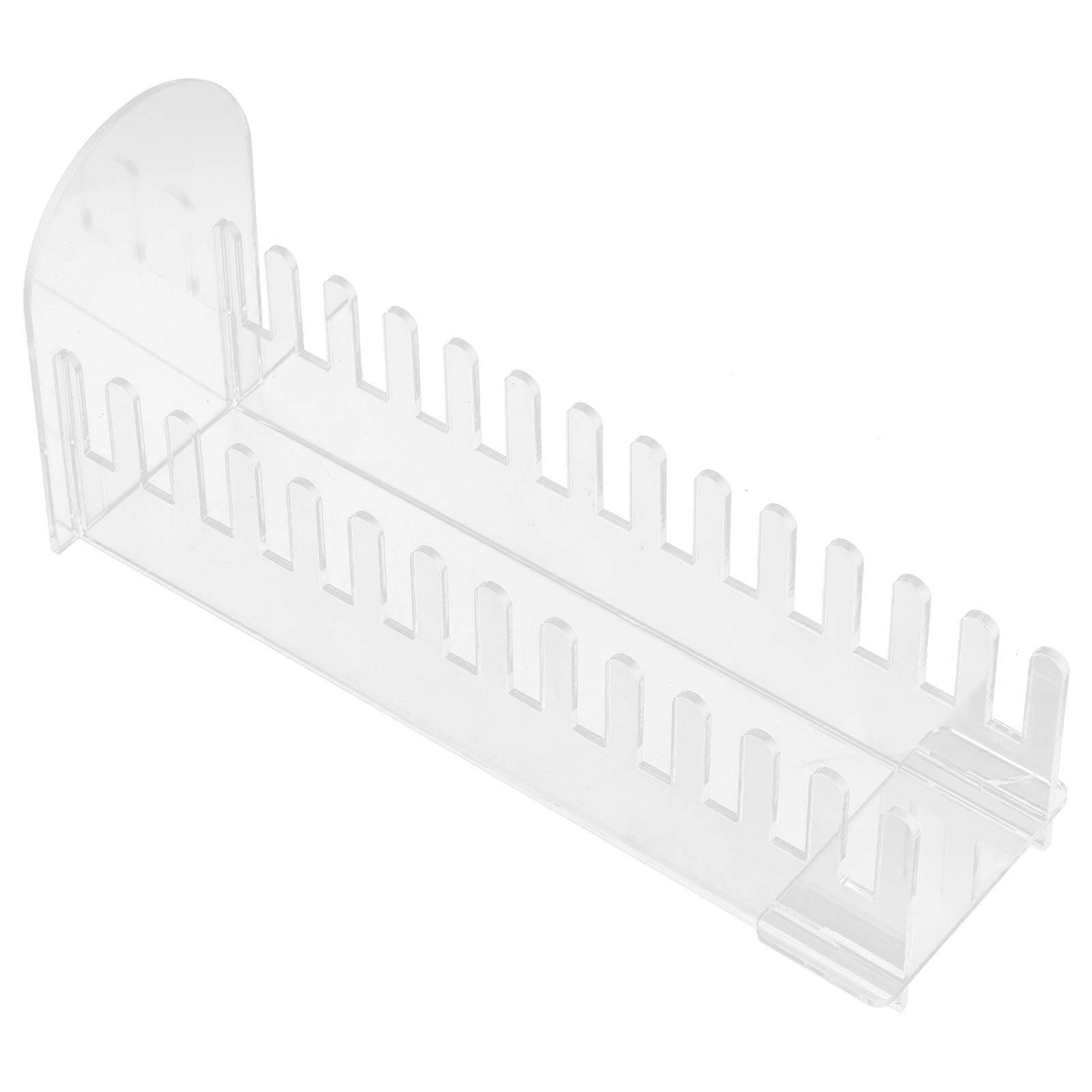 Transparent Acrylic Storage Rack with Multi-slot Design for Cards and Postcards Easy to Assemble