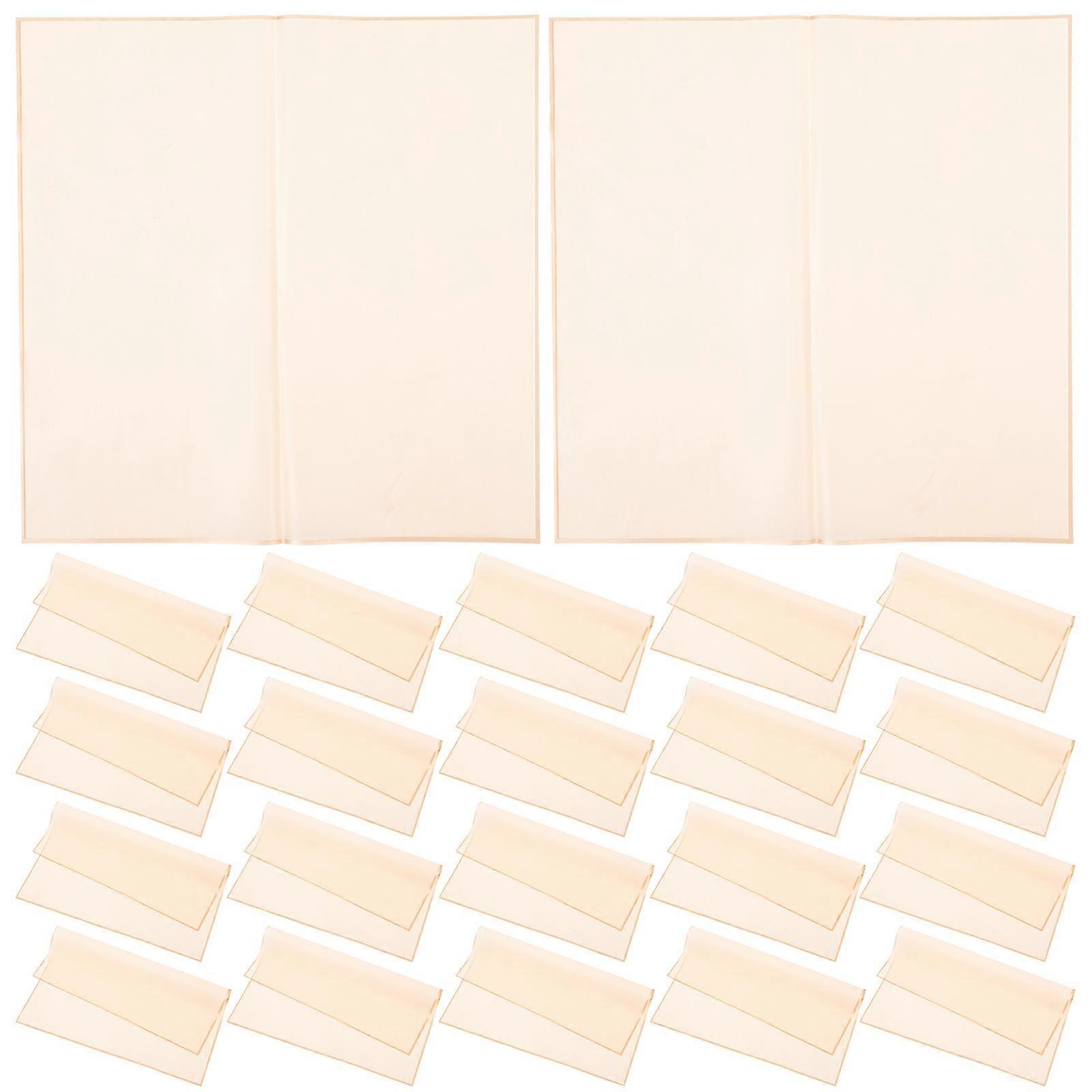 Floral Wrap for Bouquets with Unique Design Beige Paper for Packing Use and DIY Crafts 20 Sheets