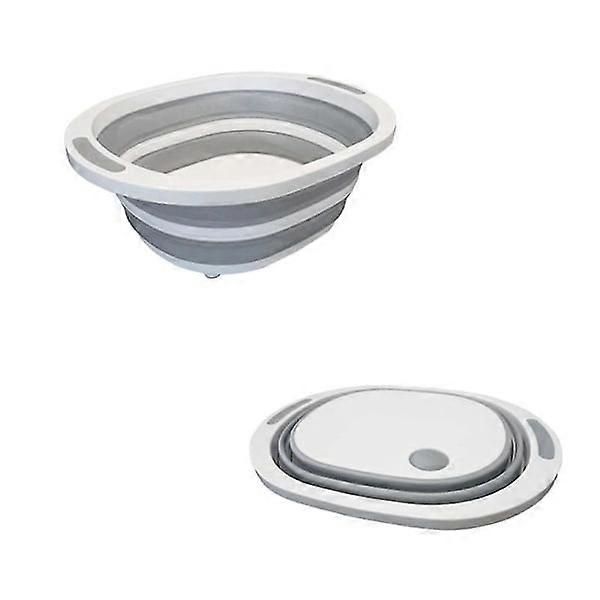 Foldable Campervan Sink - Silicone and Plastic Cutting Board - Multifunctional - Portable Washbasin - Multifunctional Useful Gadget