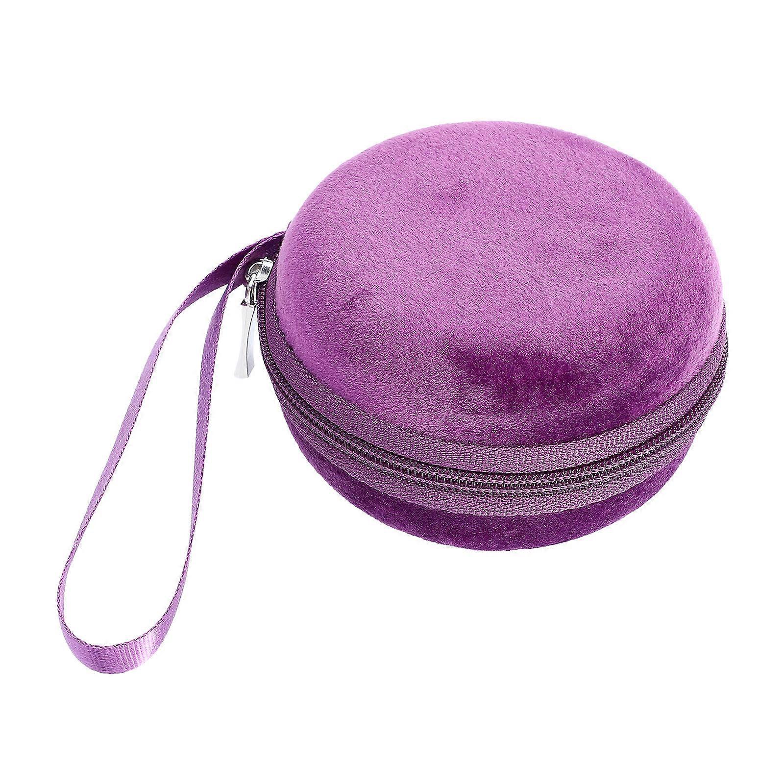 Essential Oil Bottle Organizer 1Pcs Purple Eva Compact Storage Case