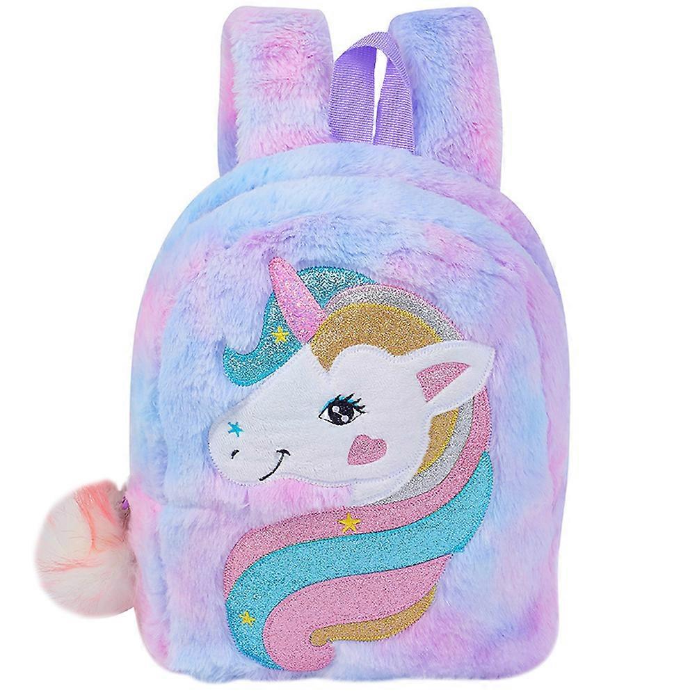 Backpacks For Toddlers Girls Unicorn Bag Family Travel Journey 9X21X26Cm 1Set