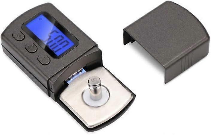Digital Tonearm Scale, LCD Display with Backlight, 0.01g Precision with 5g Calibration Weights