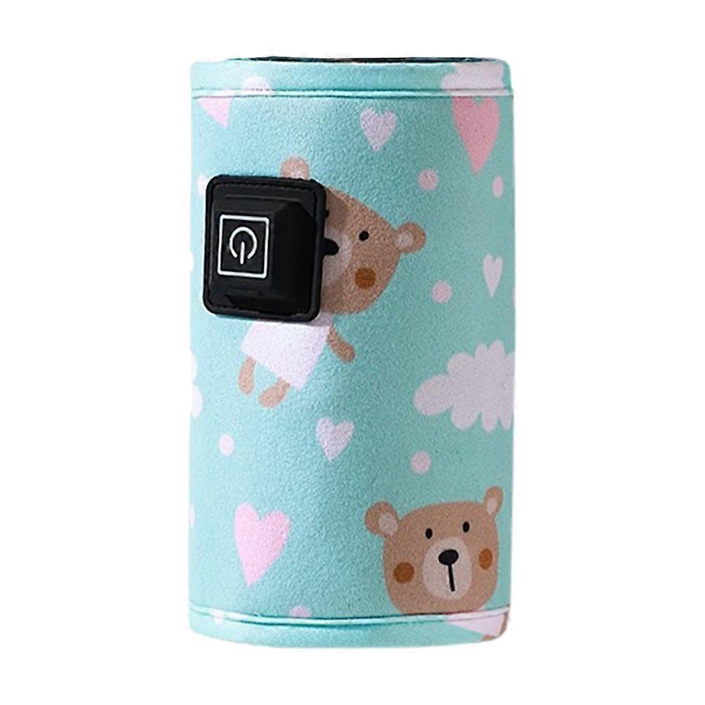 Adorable Compact USB Bottle Warmer with Insulated Thermal Sleeve and Adjustable Temperature Modes for Portable Outdoor Use