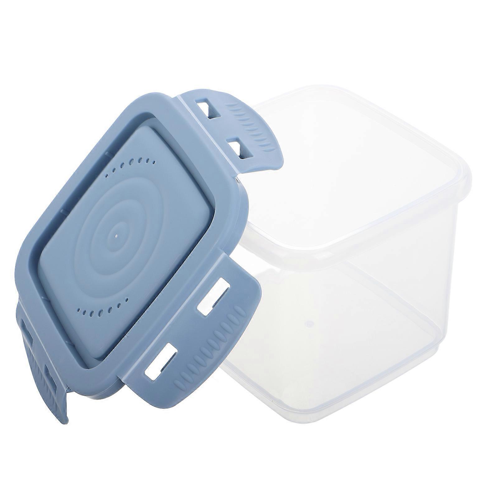 Soup Storage Containers for Freezer Use Leakproof Skyblue Plastic Containers with Lids 600ml