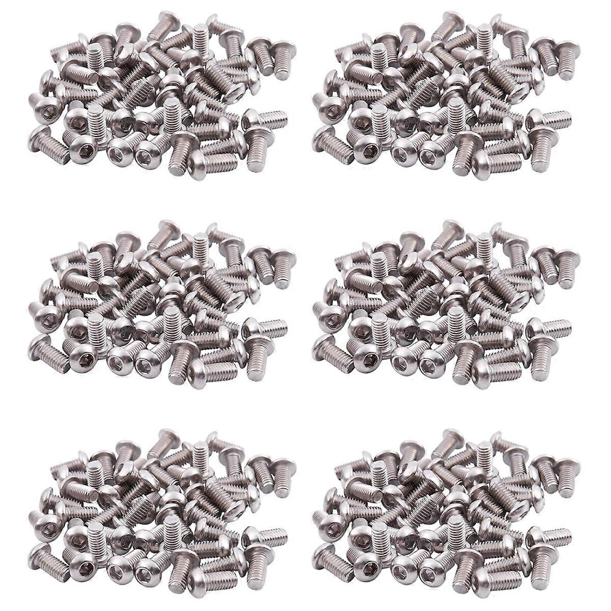 M12mm Stainless Steel Hex Socket Button Head Screws 300 Pcs