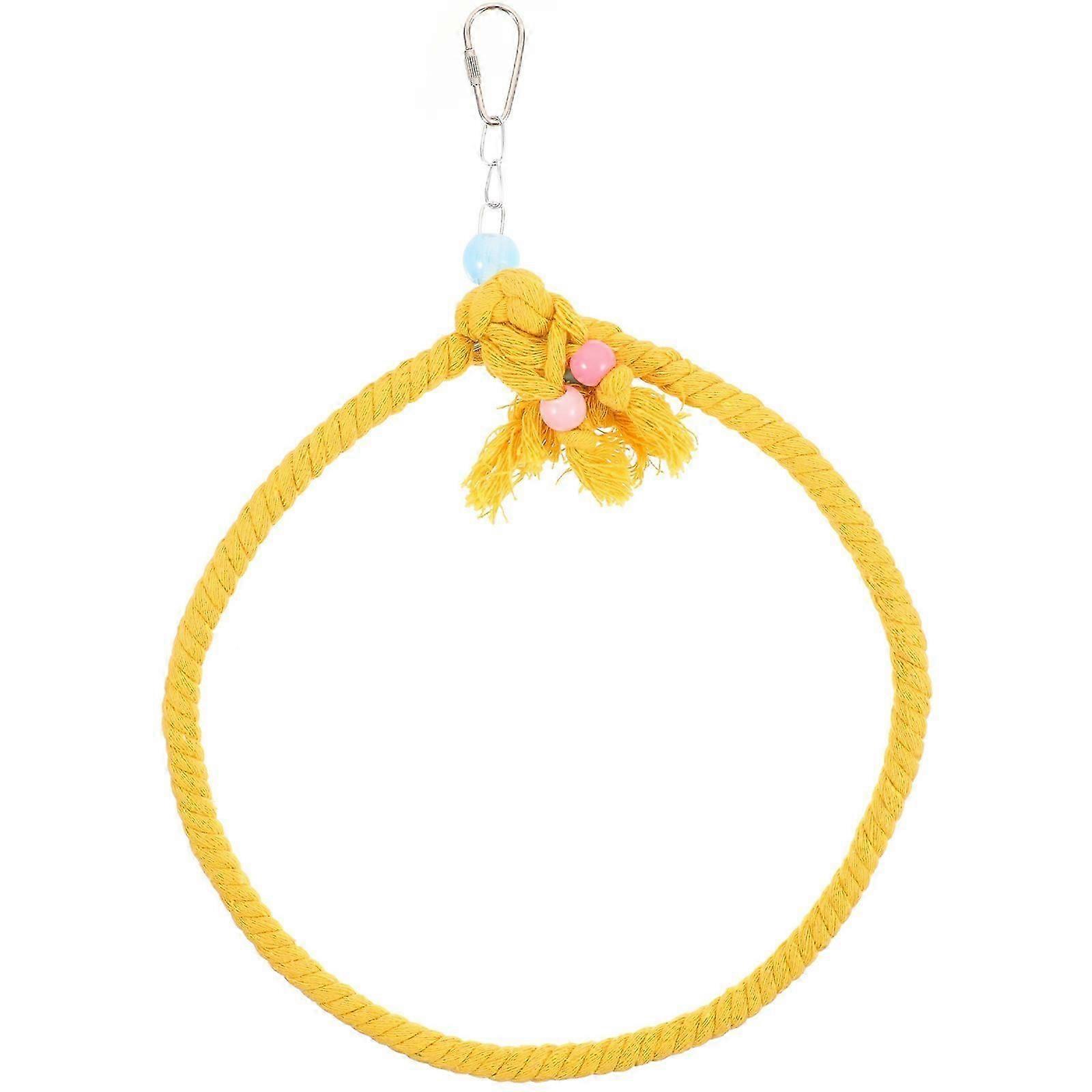 Picture of Toy Parrot Swing Parrot Winding Rope U Shape Parrot Perch Stand Teeth ...