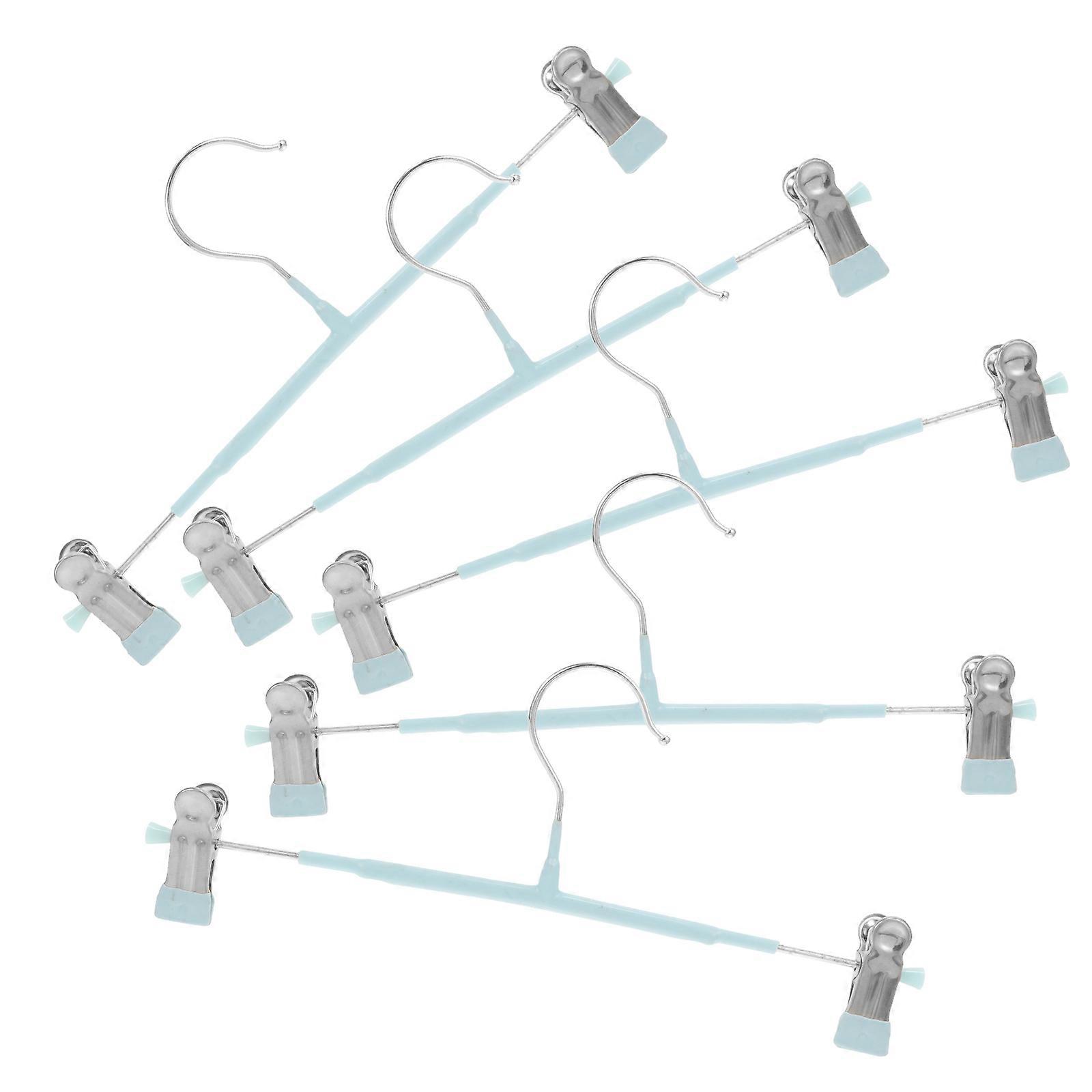 Multi-Functional Clothes Hangers Household Jeans Hanger Stackable Wardrobe Management PVC 30.5X13X2.4CM 5Pcs