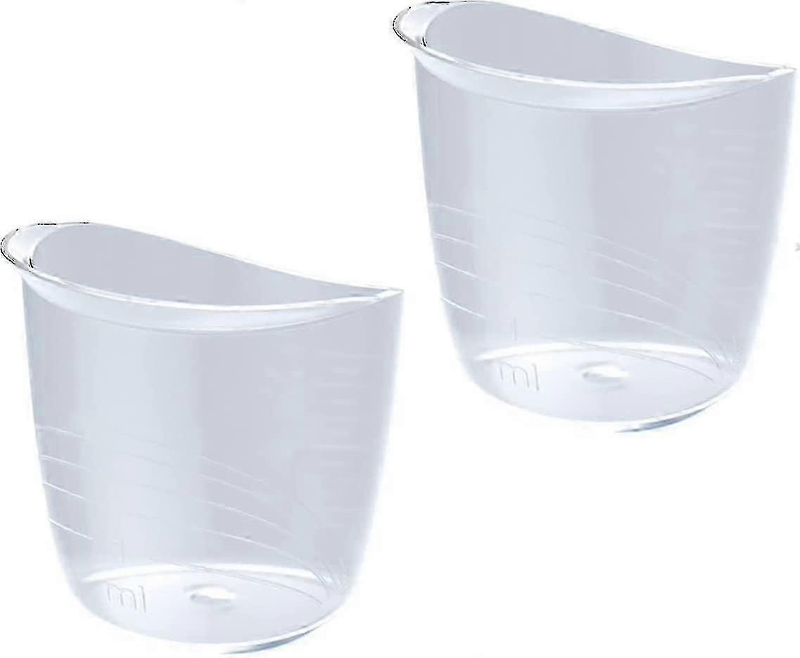 2pcs Baby Plastic Measuring Cups - Ideal for Feeding, Flour & Sauce Portioning