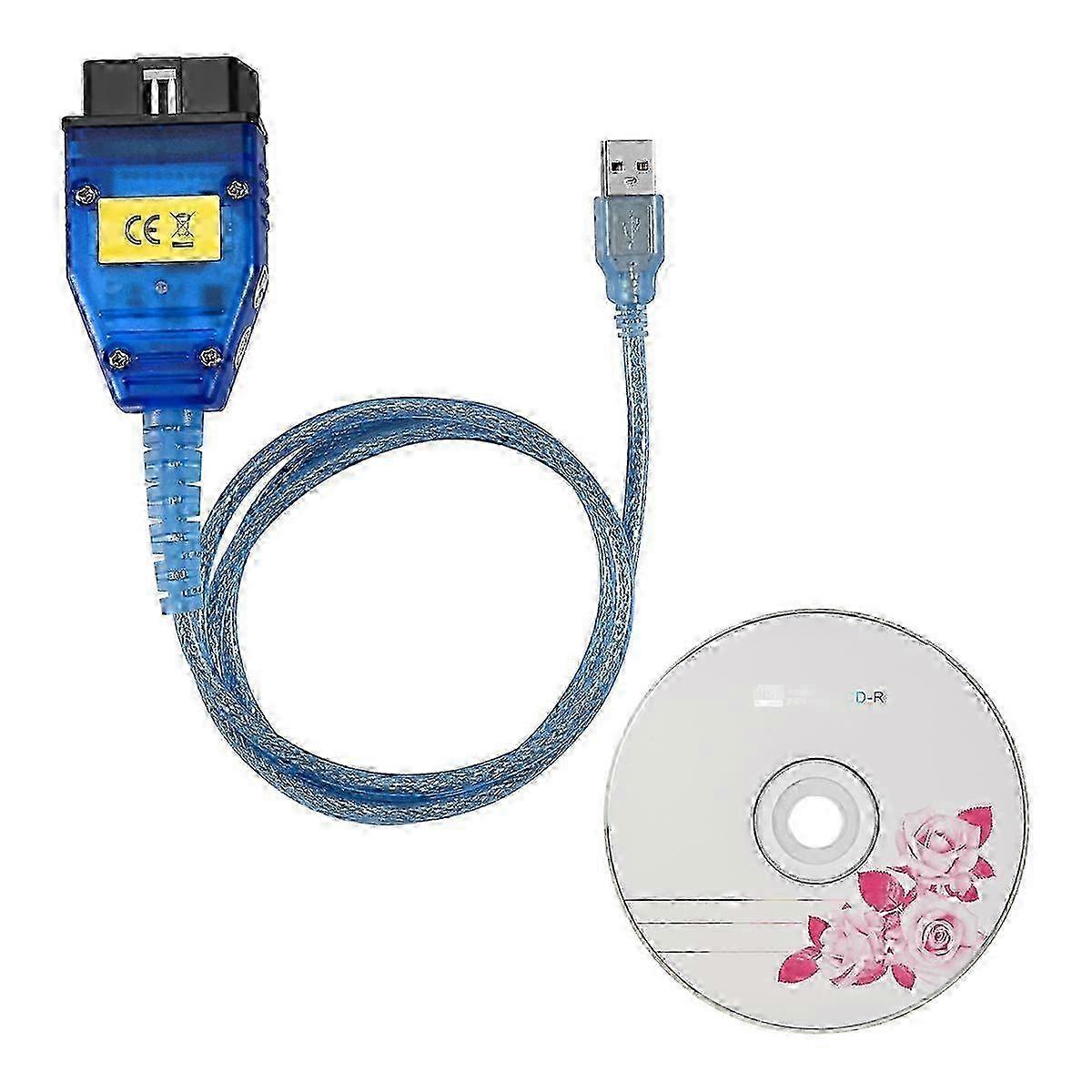 OBD2 Diagnostic Cable for BMW INPA K+DCAN with FT232RL Chip and Switch