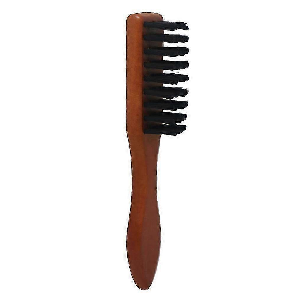 Premium Wooden Barber Brush for Men - Durable Grooming Tool for Hair and Beard