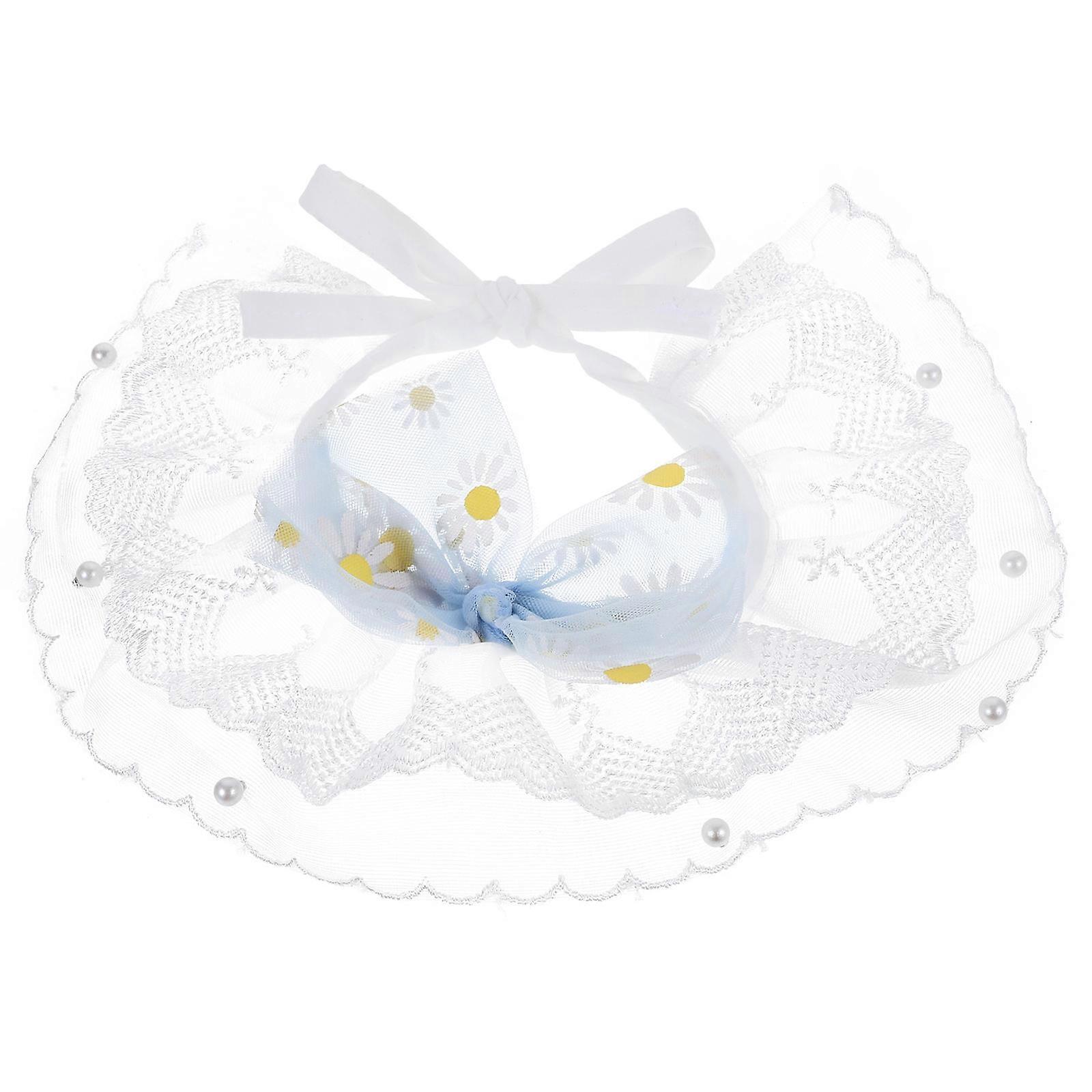 Pet Lace Collar Featuring Adjustable Design Comfortable For All For Any Occasion 1 Set
