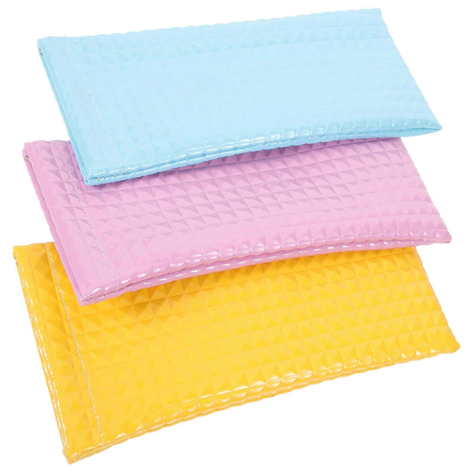 Fashionable Rectangular Glasses Cases For All Groups Available In Assorted Colors Providing Stain Protection 3Pcs