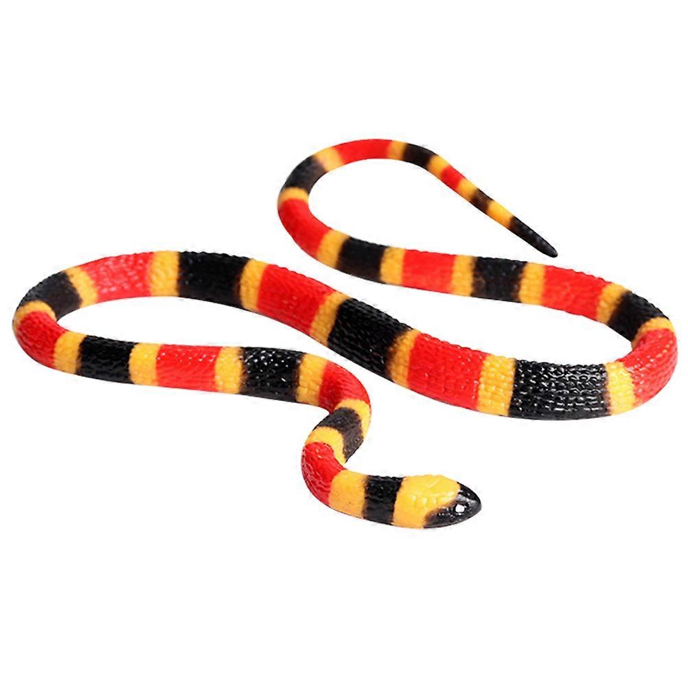 Red Simulation Snake Model 1Set Ideal For Halloween Decorations Educational Tools And Party Props