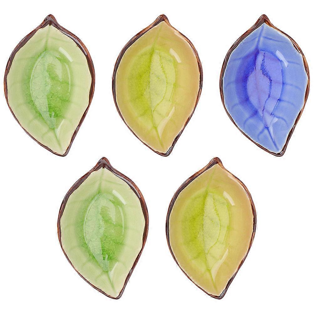 5pcs Ceramic Essential Oil Bowls, Assorted Colors, Smooth Surface, Ideal for Face Mask Mixing in Beauty Salons or Aromatherapy Use