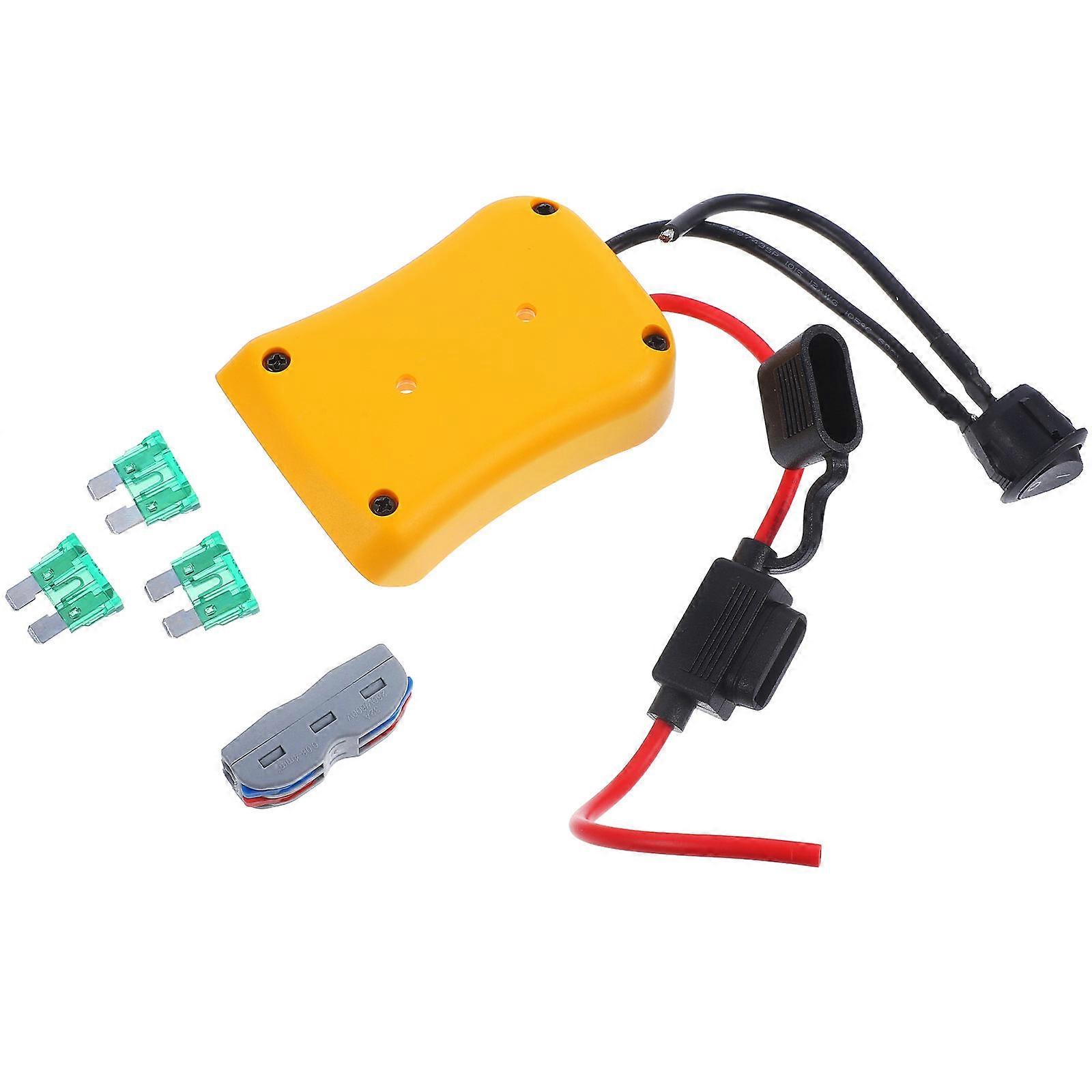 DIY Adapter For Electric Devices With Voltage Conversion Function In Yellow Color 1Set