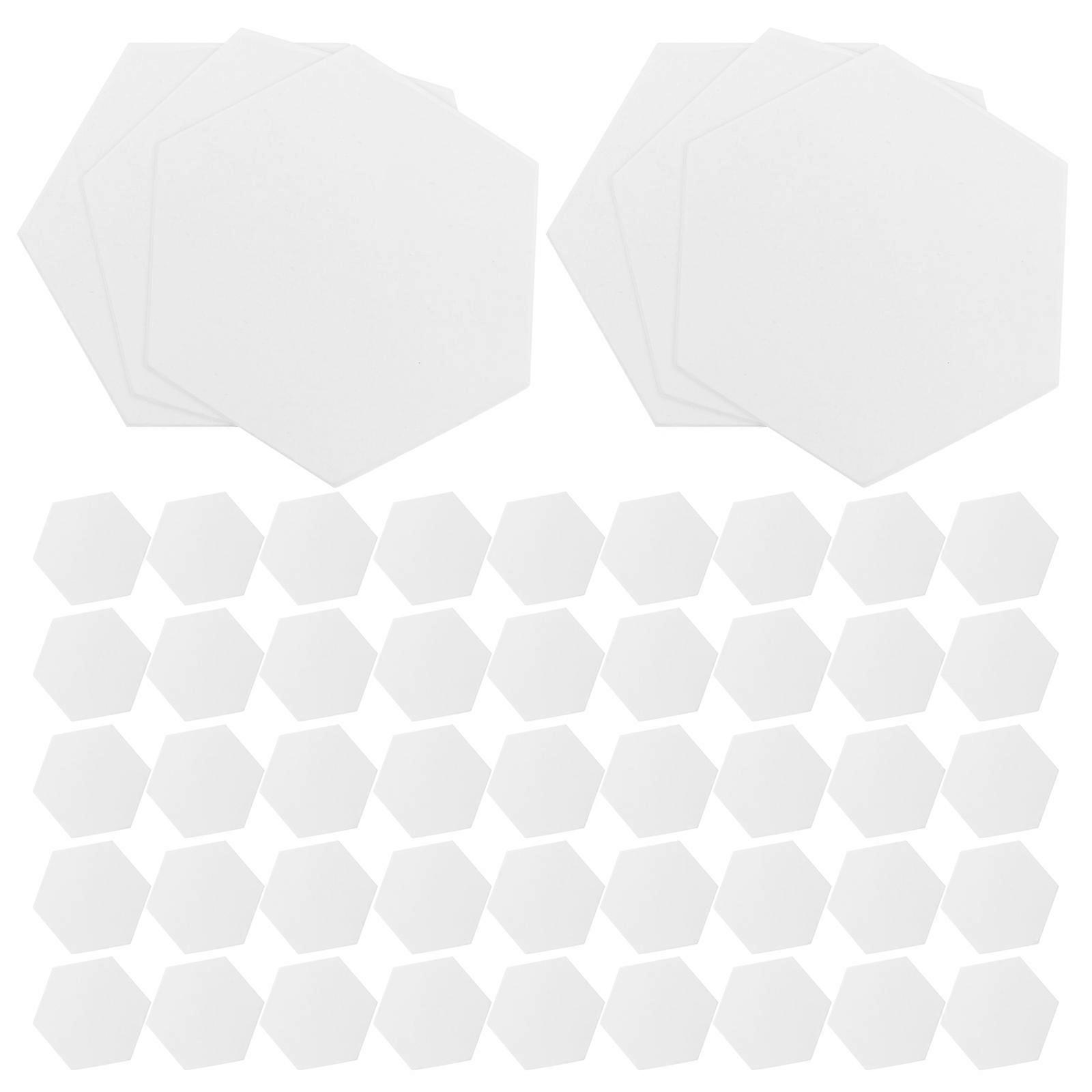 500pcs DIY Hexagon Quilting Paper Templates for Sewing Patchwork Crafting – Lightweight, Precise & Easy to Store for Beginners and Experts