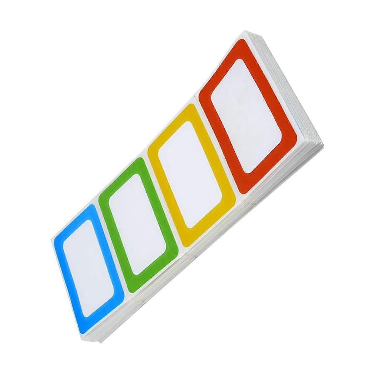 Name Badge Stickers 300-Piece Colorful Self-Adhesive Sorting Labels
