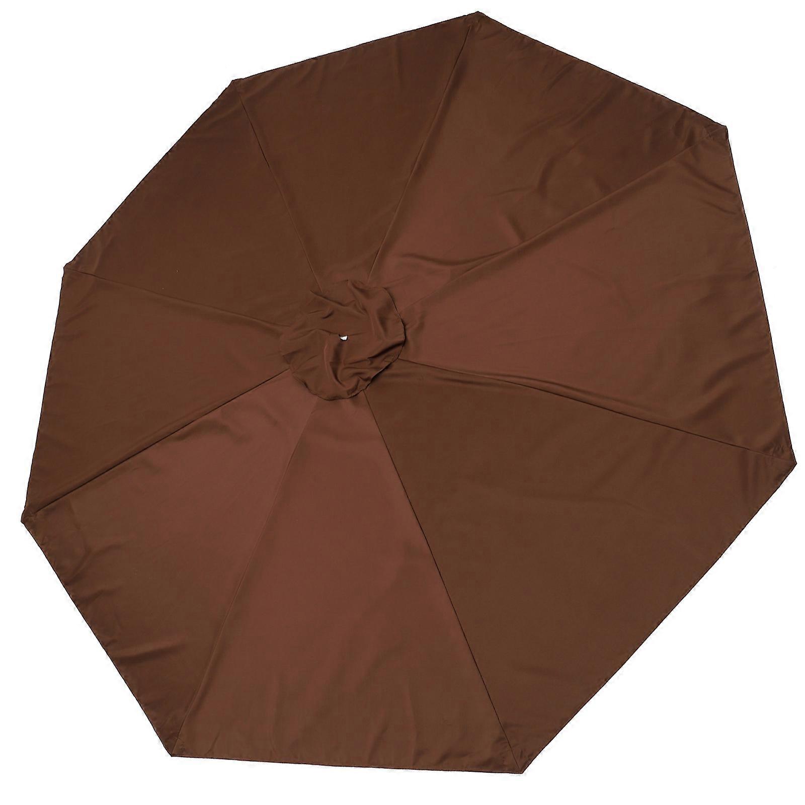 Patio Umbrella Canopy Rain-Proof Canopy For Outdoor Events And Travel Coffee Material For 1Set