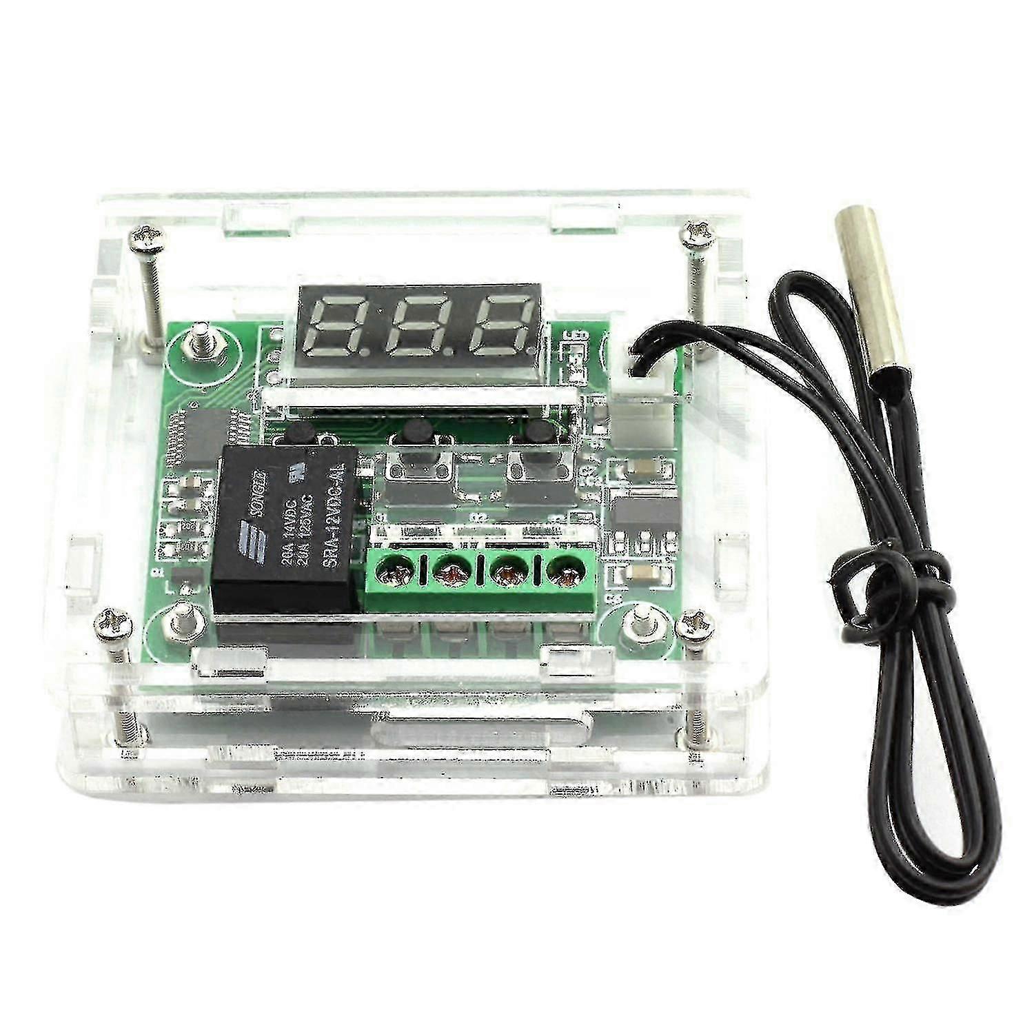 W1209 Dc 12v Thermostat Temperature Control Switch Thermometer Controller With Digital Led Display Hy