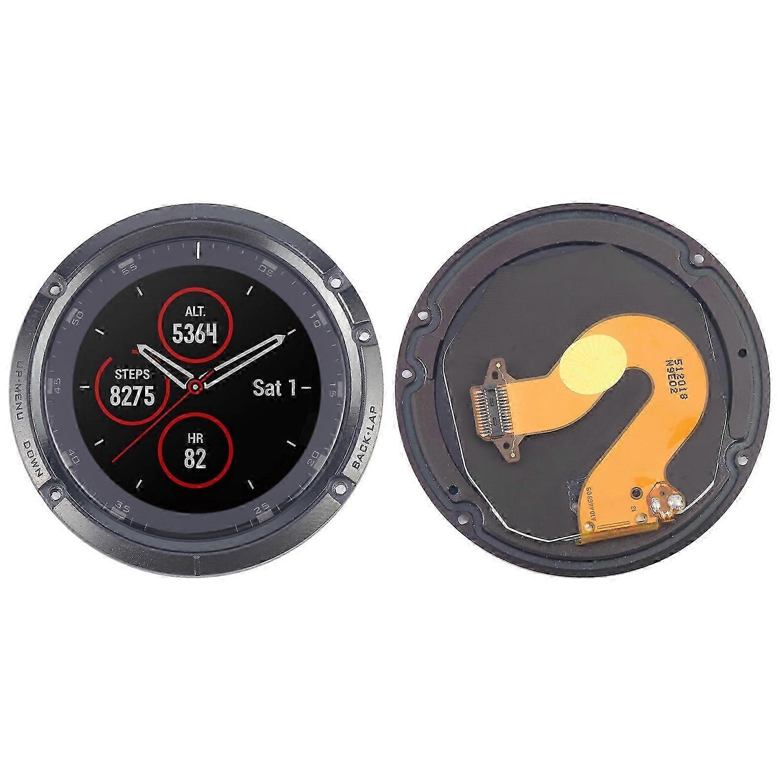 A COMPATIBLE full assembly LCD Screen with Digitizer for the Garmin Fenix 5 Plus
