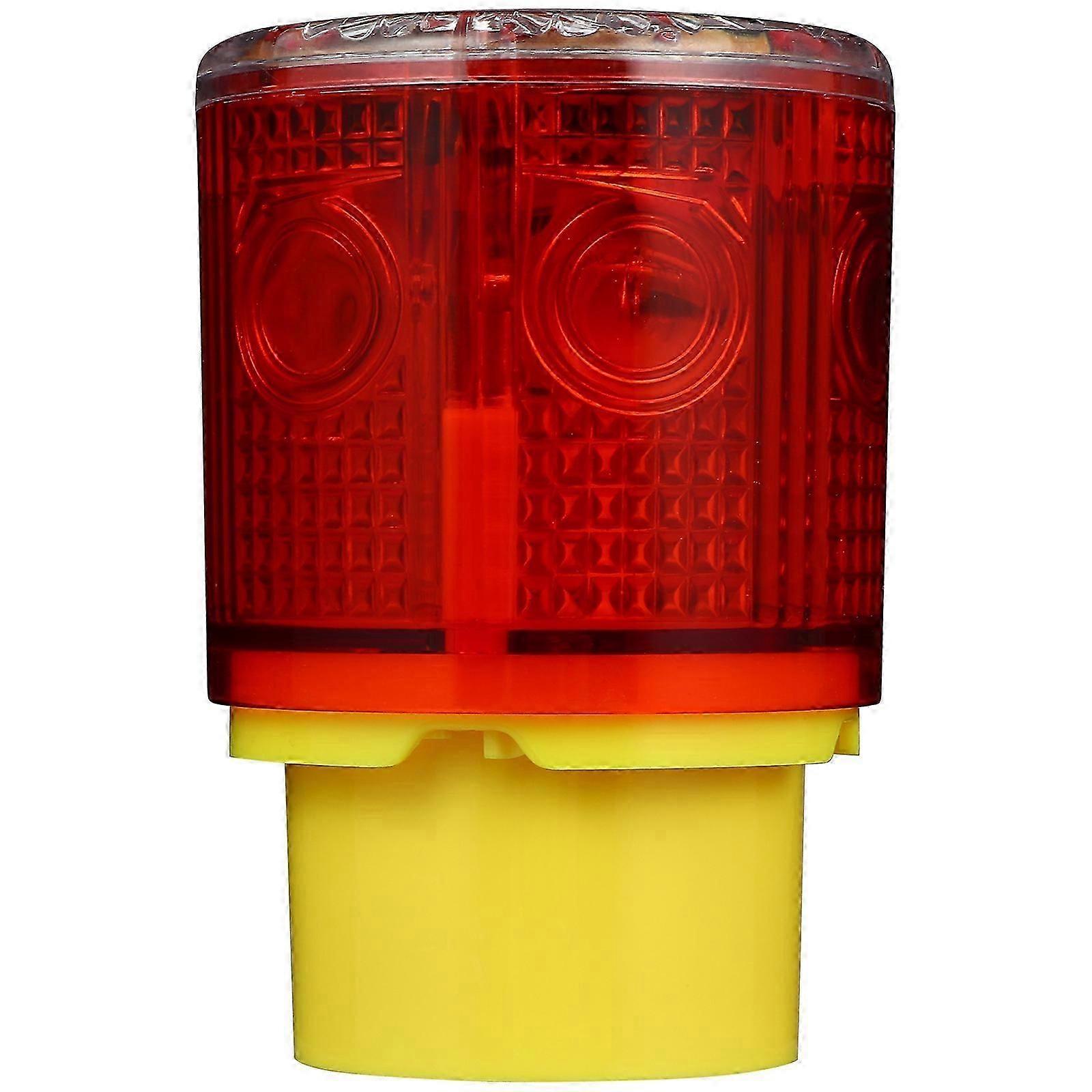 1Pc Solar Strobe Warning Light Solar Powered LED Light Signal Light Road Lamp