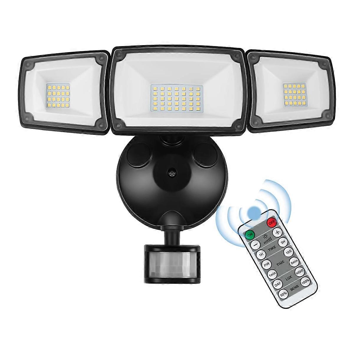 Lumières de sécurité LED 42W Détecteur de mouvement 6000K Projecteur étanche