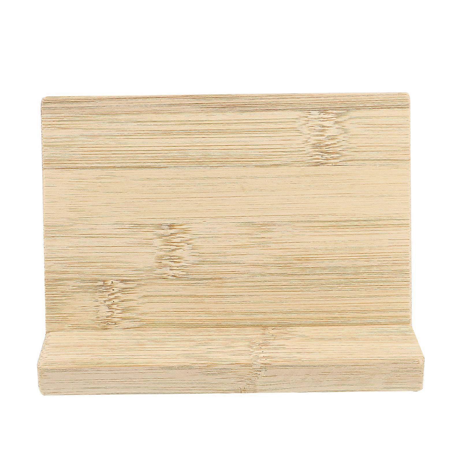 1 Set Blank Bamboo Plate with Base Payment Standing Custom Payment Board