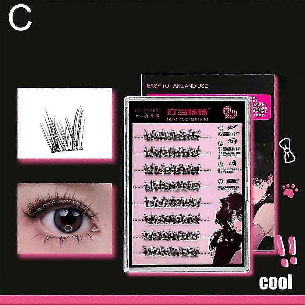 Glue-free False Eyelashes Self-adhesive Eyelash Grafting for Beginners Natural