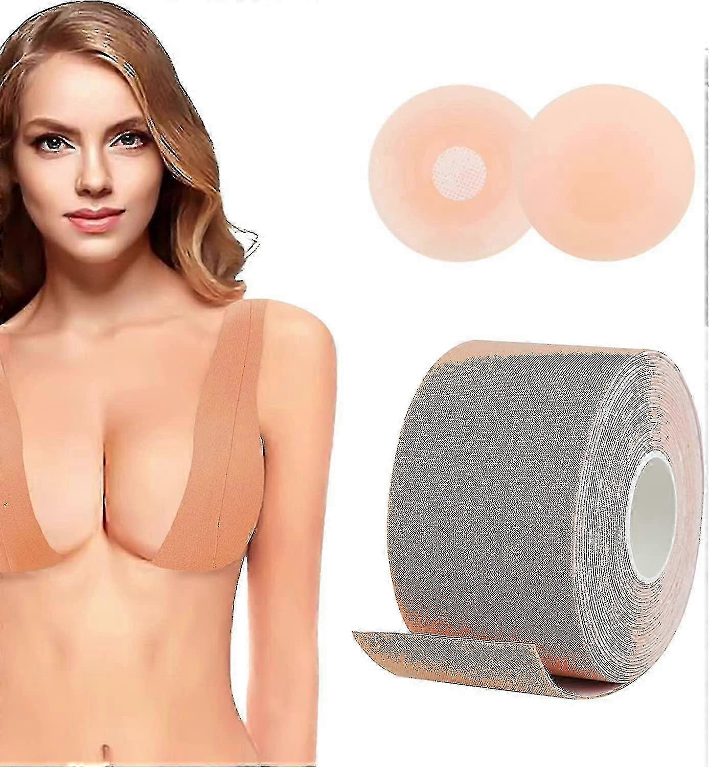 Silicone Cover, Bob Tape For Large Breasts A-g Cup Size, Waterproof...