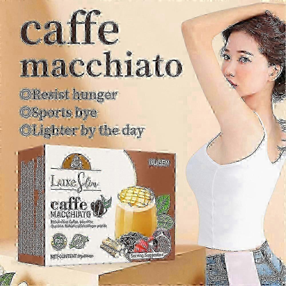 Luxe Slim Caffe Macchiato Pack of 3 Boxes for a Rich Coffee Experience, Perfect for Daily Enjoyment