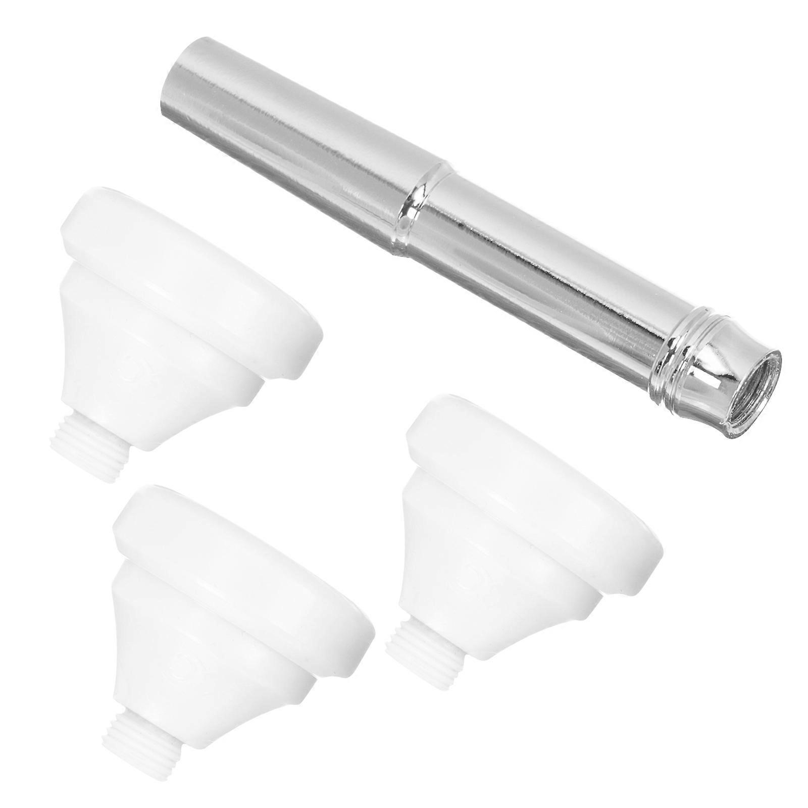 White Trumpet Mouthpiece for Instrument Use Made of PVC and Copper Pipe Friendly and Safe 3.5 Inches