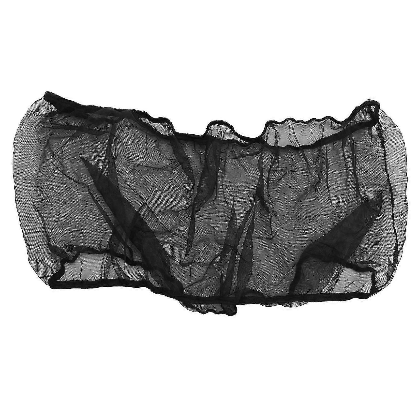Fuglebur Cover Frøfanger Fuglebur Nylonnet Netdæksel Nederdel Guard (sort)