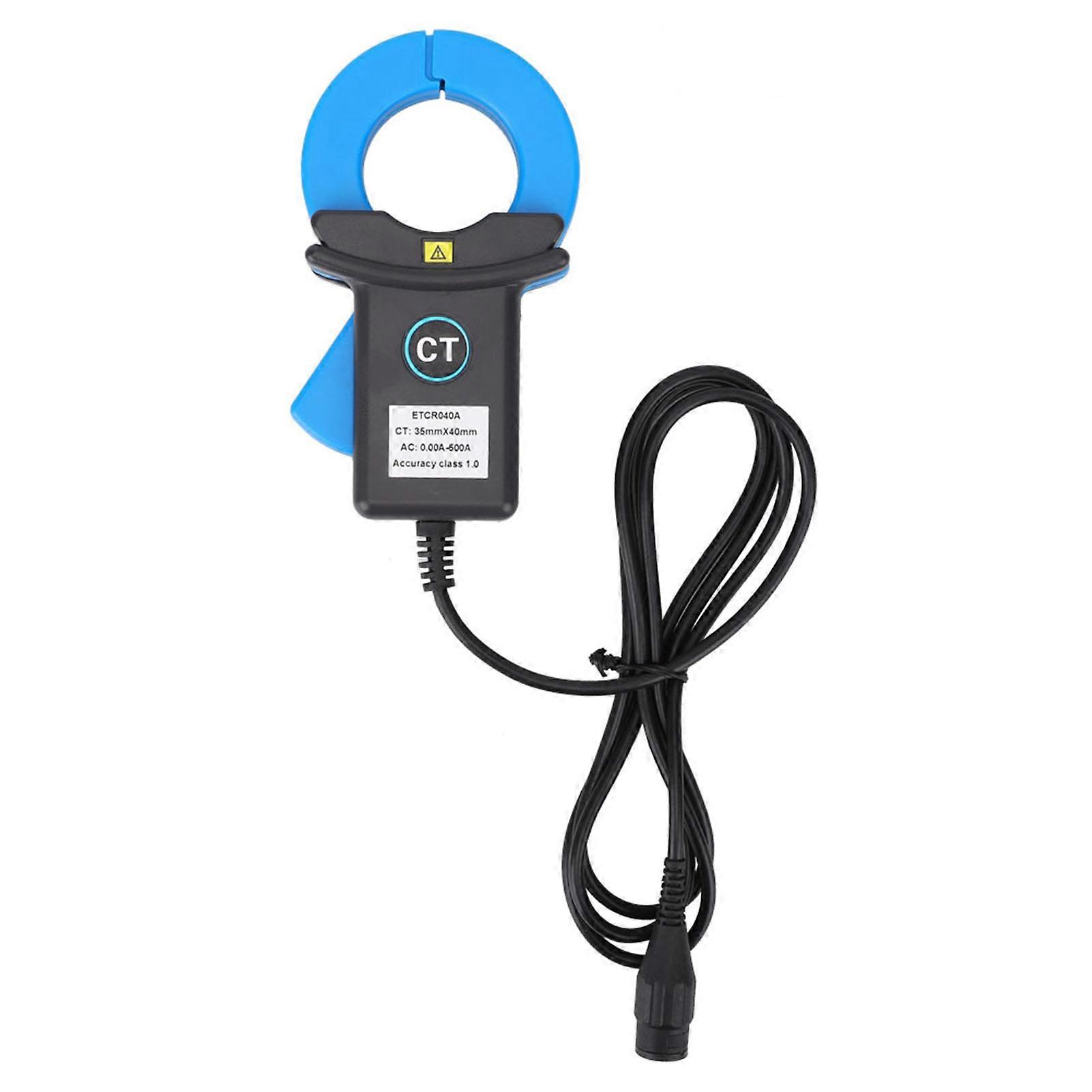 Clamp Current Sensor ETCR040A 0.01A-500A Blue BNC Plug