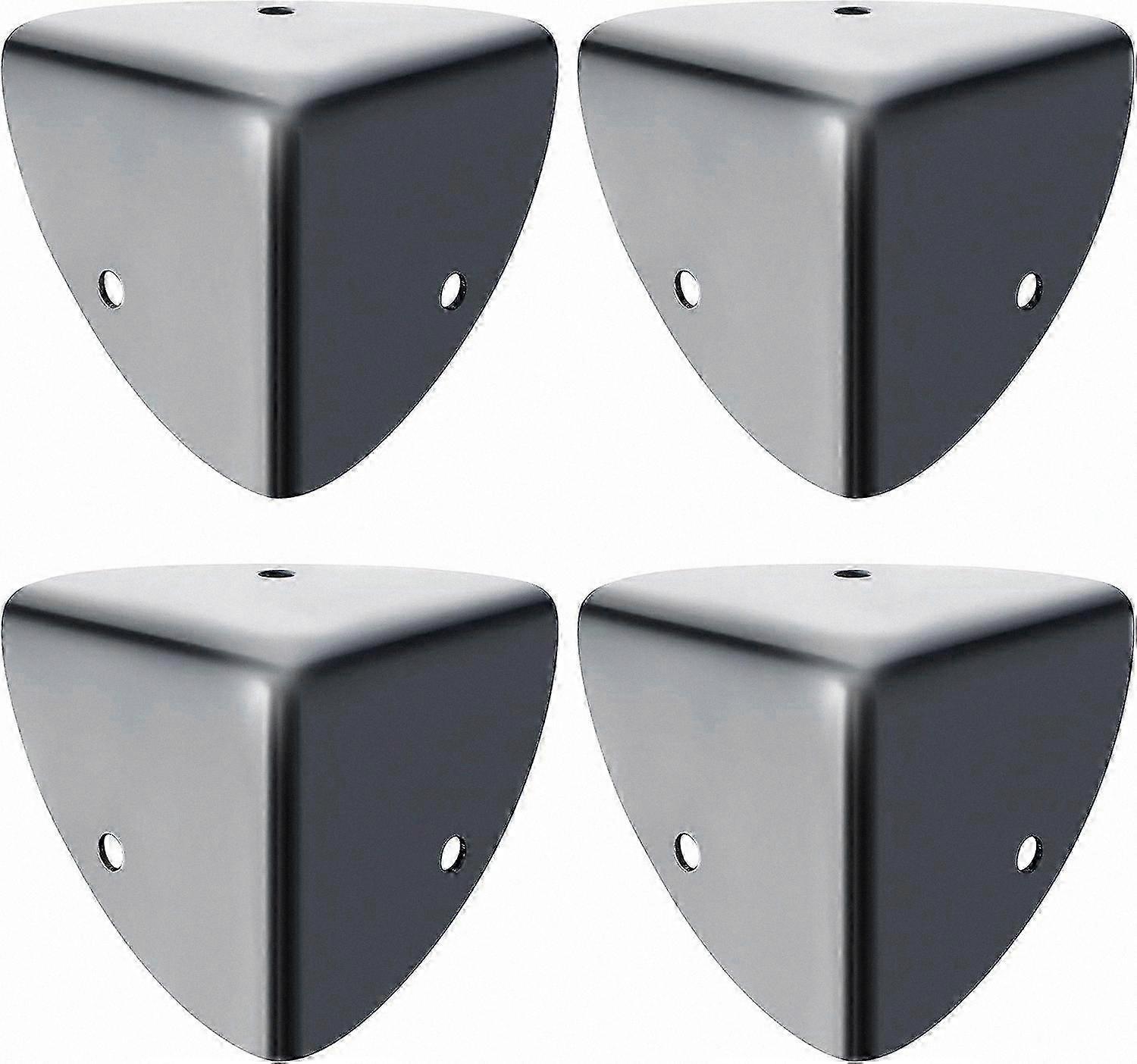 Childproof Table Corner Guards, 4 Pack Rust-Resistant Metal Protectors for Sharp Furniture Edges, Safety and Decorative Shockproof Solution